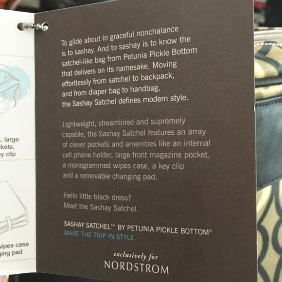 PETUNIA PICKLE BOTTOM Sashay Satchel Diaper Bag - Picture 5 of 10